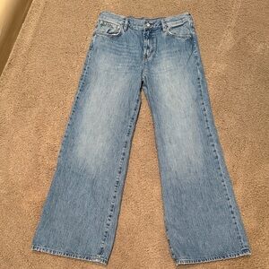 Zara Baggy Low Rise Jeans